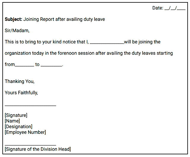 How to Write Joining Letter in Hindi