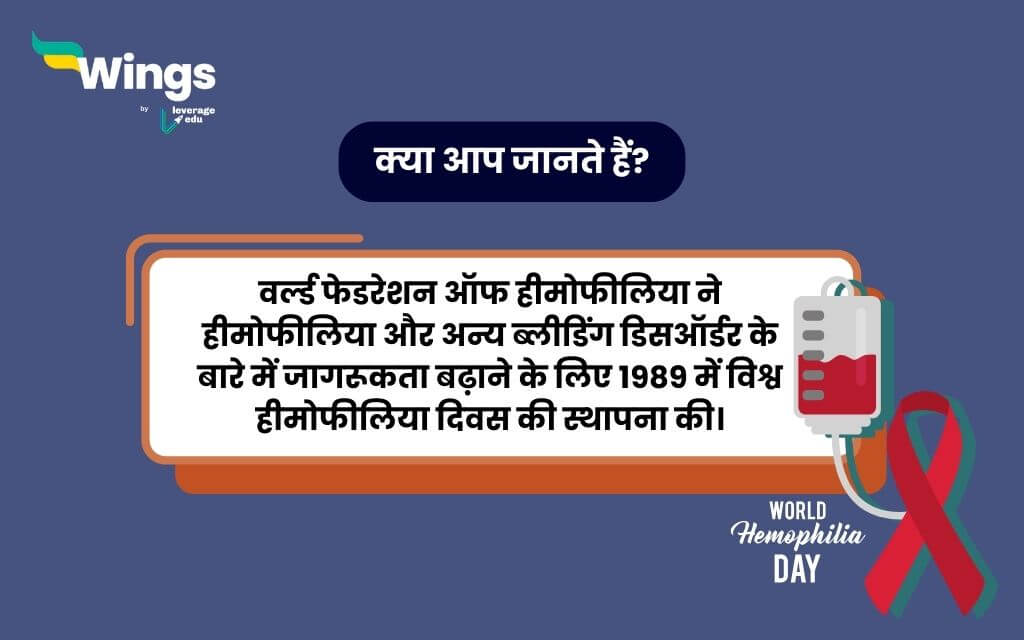 World Hemophilia Day in Hindi