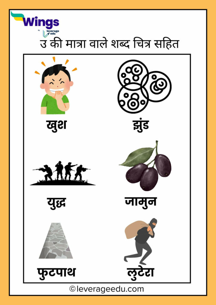 Chhote U Matra Wale Shabd Worksheet (2)