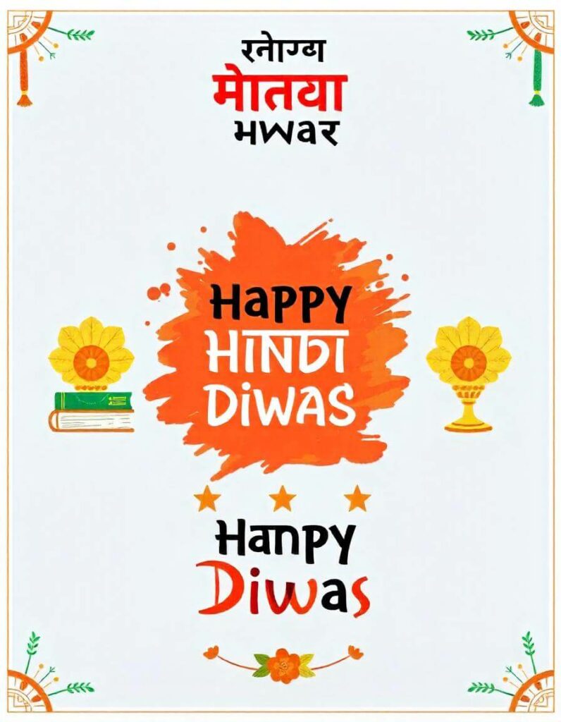 hindi diwas posters