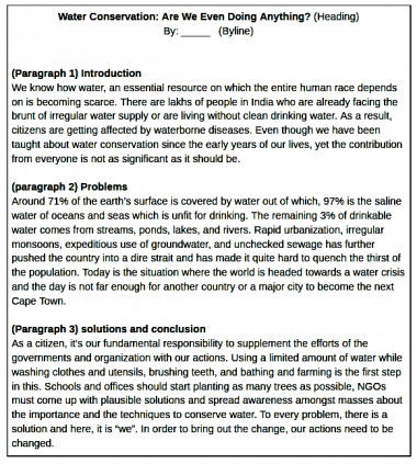 Article Writing Format: Topics, Examples & Tips
