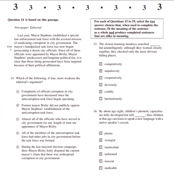 GRE Sample Paper | GRE Question Paper 2022 | Leverage Edu
