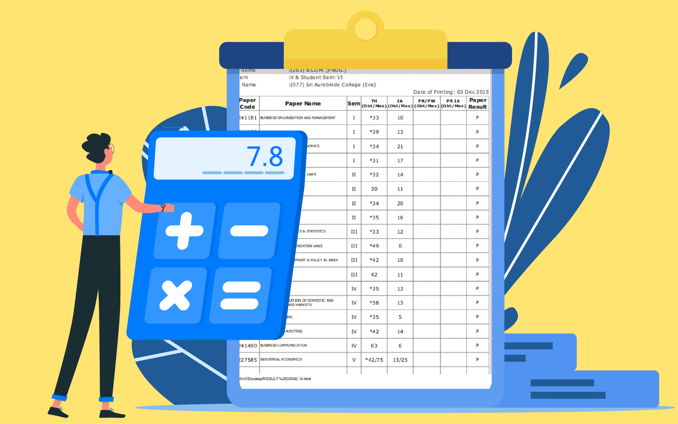 How To Calculate SGPA: Free Online SGPA Calculator! | Leverage Edu