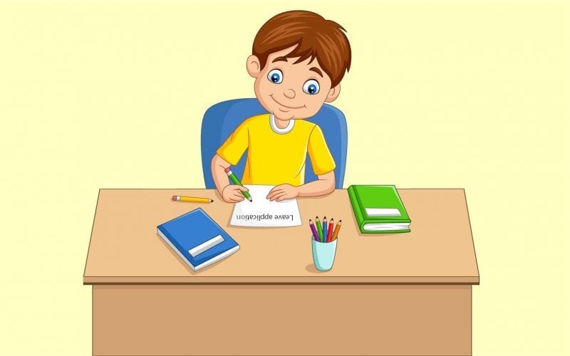 Leave Application For School