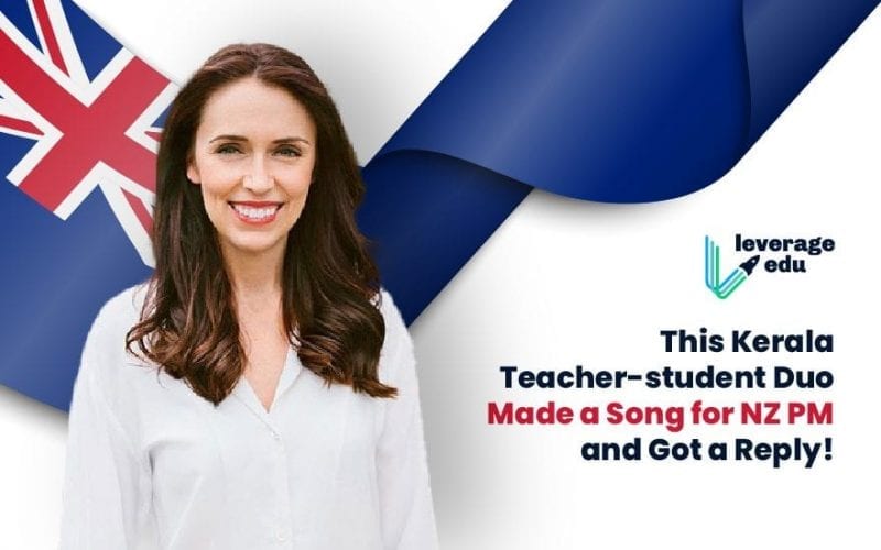 Kerala Teacher-Student Duo Made a Song for NZ PM