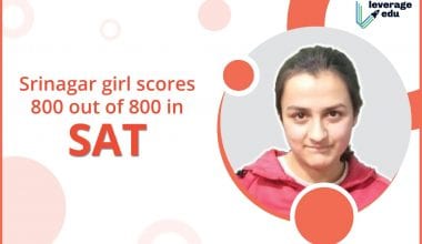 Srinagar Girl Scored a perfect 800 in SAT