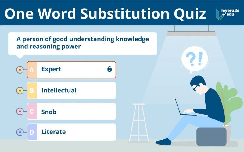 One word Substitution Quiz