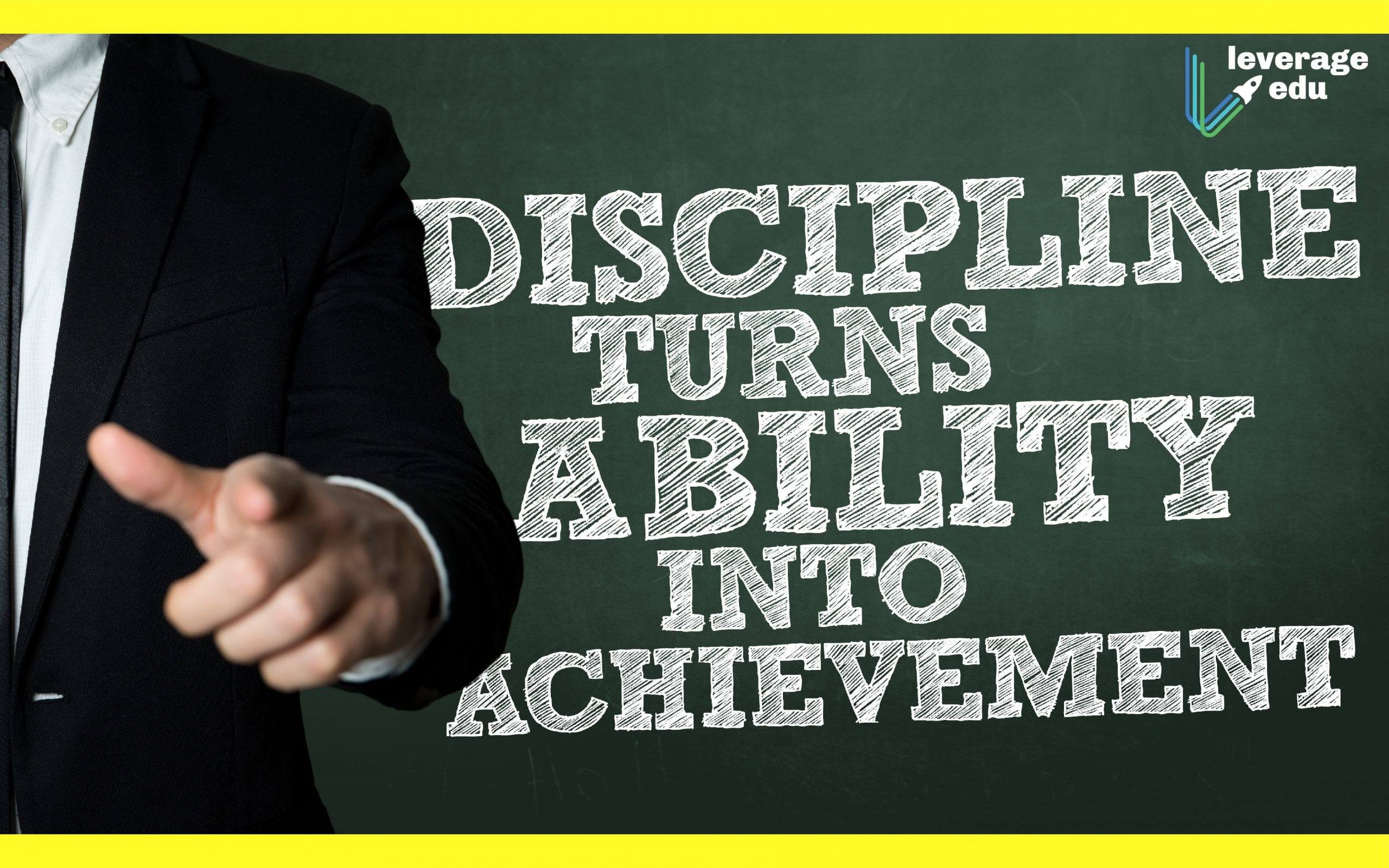 speech writing importance of discipline in students life