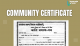 Community Certificate