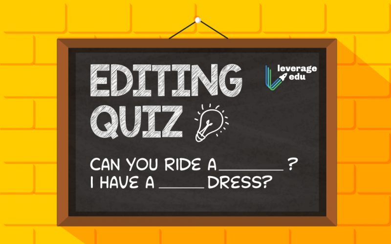 Editing Quiz