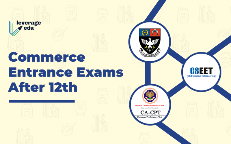 Commerce Entrance Exams after 12th