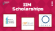 IIM Scholarships