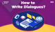 How to Write Dialogues