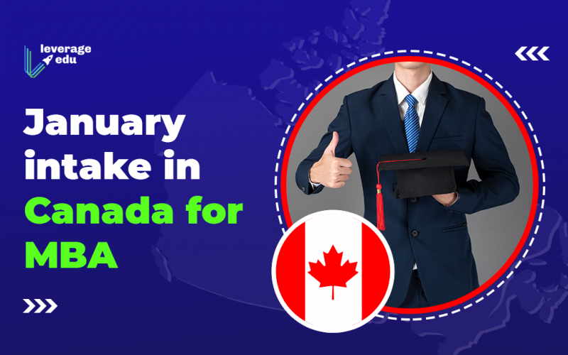 January Intake in Canada for MBA