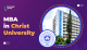 MBA in Christ University