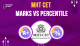 MHT CET Marks vs Percentile