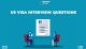 US Visa Interview Questions