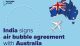 India Signs Air Bubble Agreement with Australia