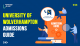 University of Wolverhampton Admissions Guide