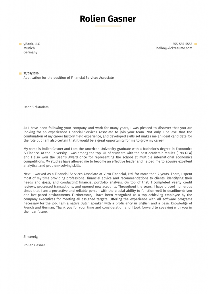 work experience letter sample pdf