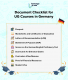 Documents Required for Applying to German Universities - UG Document Checklist