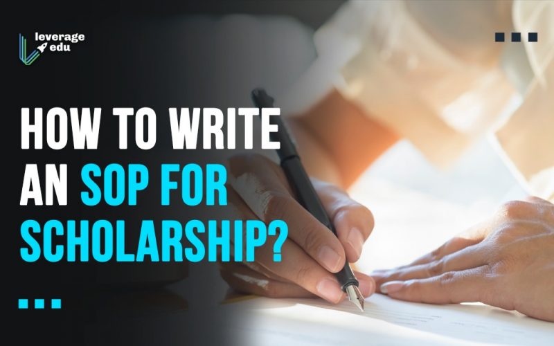 How to Write an SOP for Scholarship