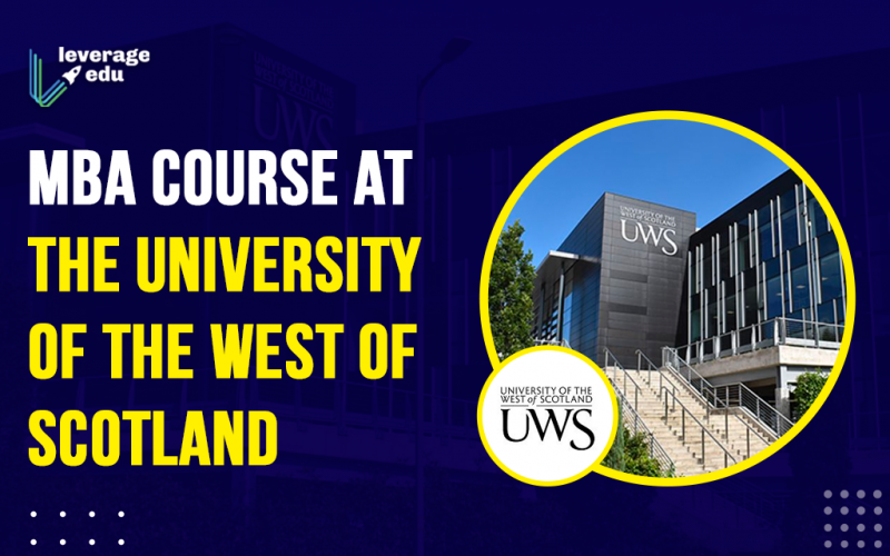 MBA Course at the University of the West of Scotland