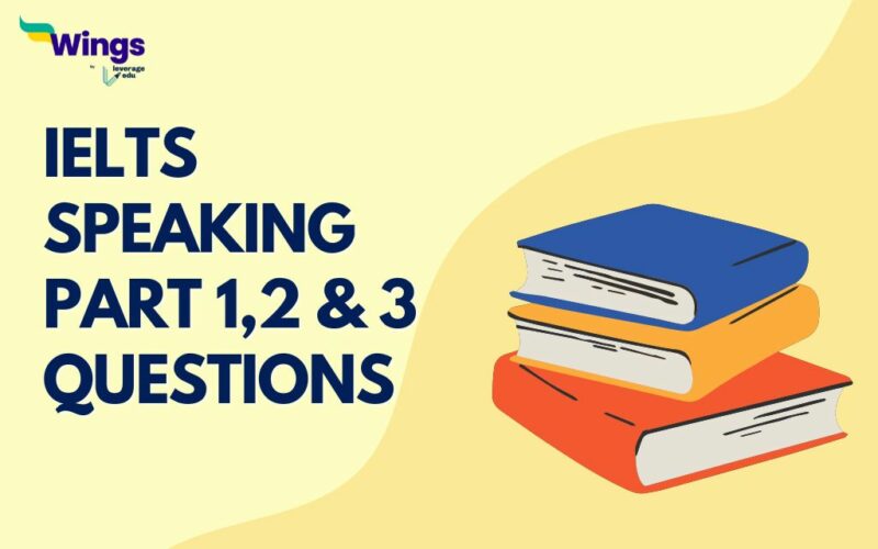 Most Common IELTS Speaking Questions: IELTS Speaking Part 1,2 & 3 Questions