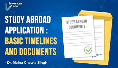 Study Abroad Application - Basic Timelines and Documents