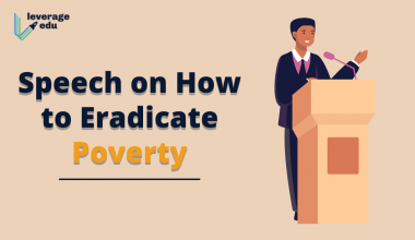 A Speech on How to Eradicate Poverty