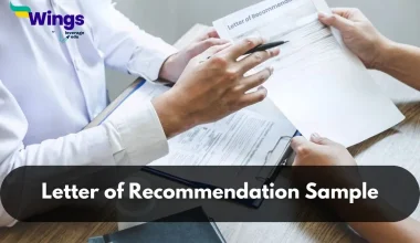 Letter of Recommendation Sample