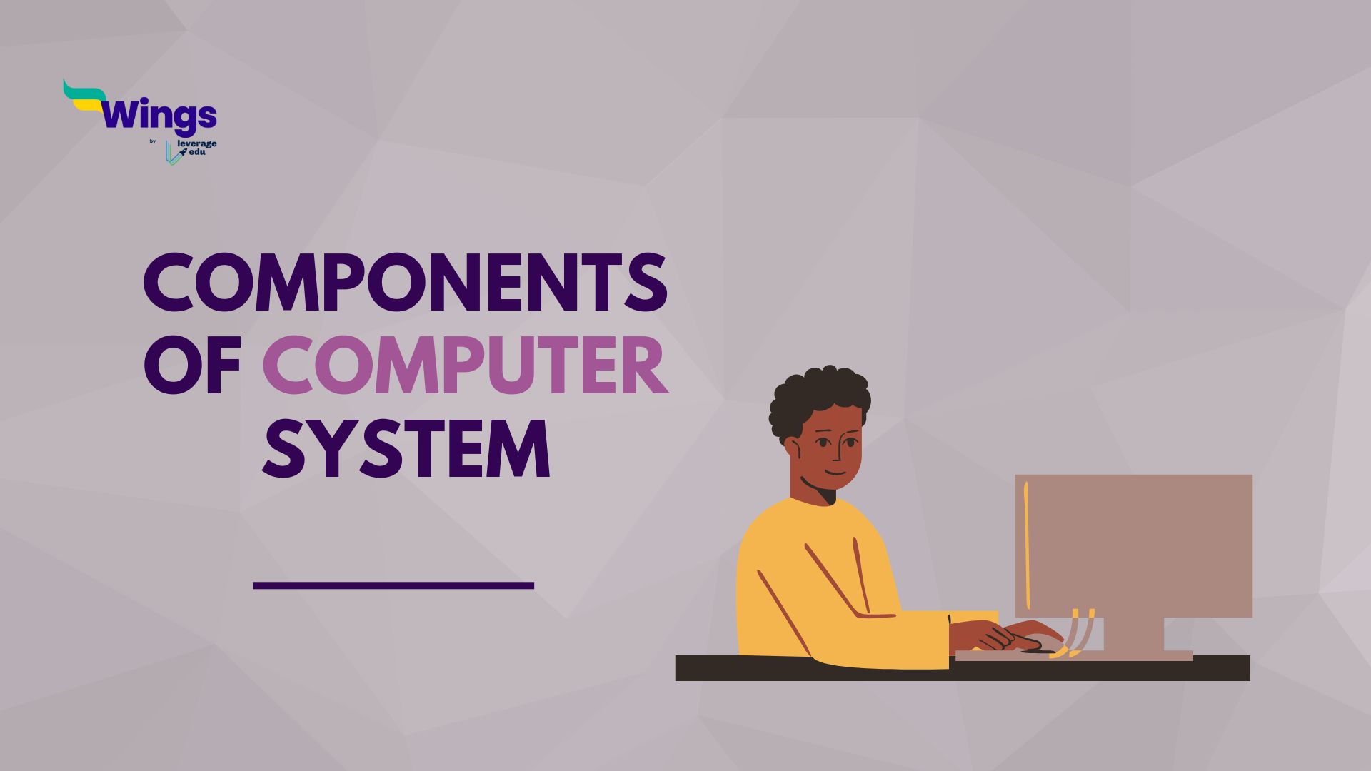 Parts of a computer and its functions in English, Computer accessories and  its functions