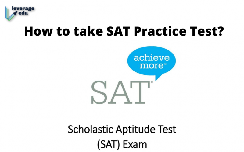 How to Take SAT Practice Test?