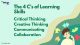 4 C's of Leaning skills