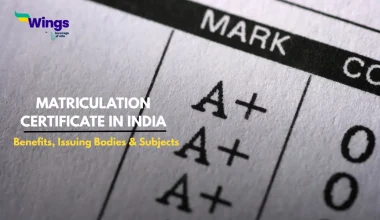 MATRICULATION CERTIFICATE IN INDIA