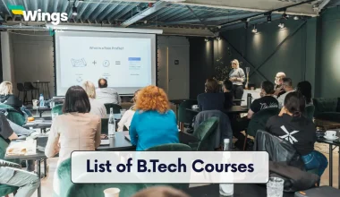 List of B.Tech Courses