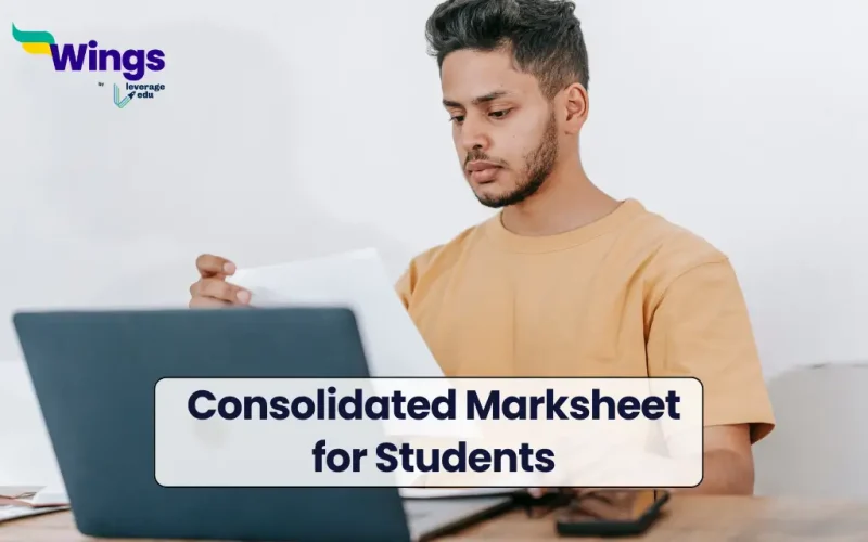 Consolidated Marksheet for Students