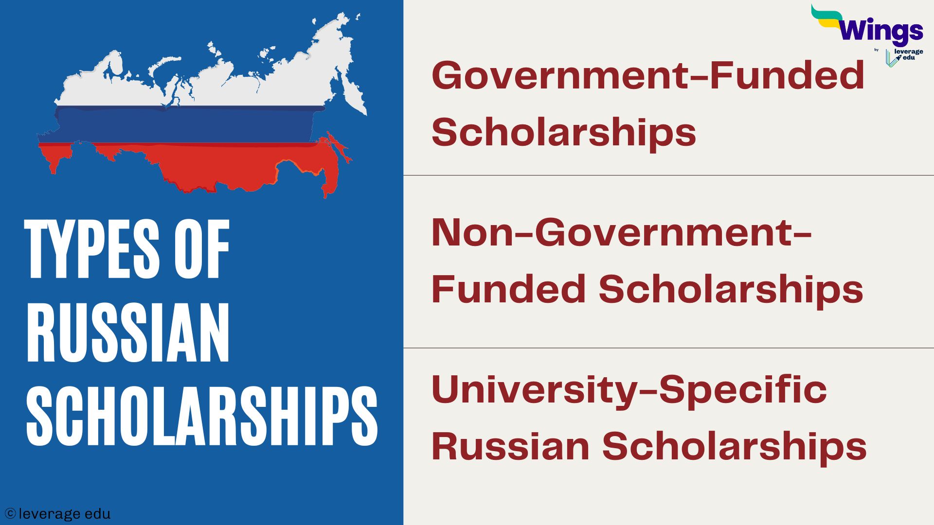 Types of Russian Scholarships with Lists I Leverage Edu