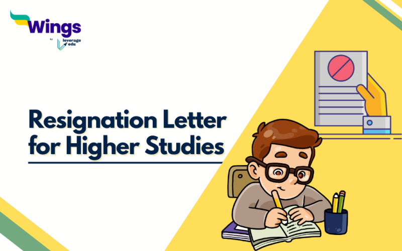 Resignation Letter for Higher Studiesa