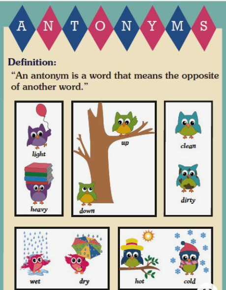 find 30 synonyms and antonym with words​ 