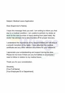 Application for Leave : Format for Office, School, College | Leverage Edu