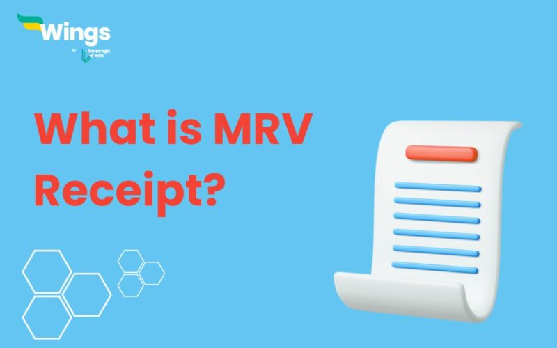 What is MRV Receipt