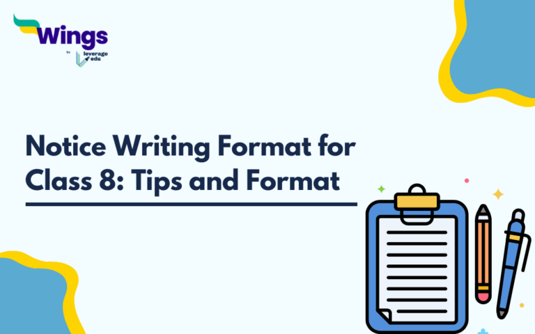 Notice Writing for Class 8: Tips and Format: Format, Examples ...