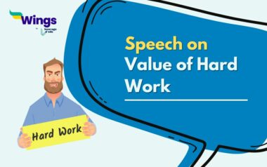 2 minute speech on hard work