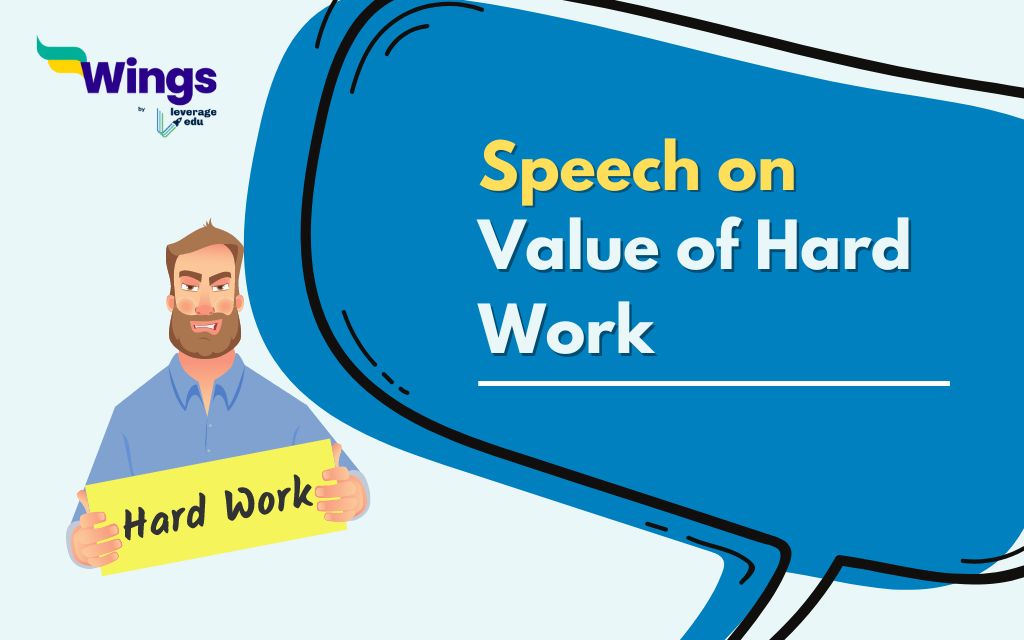 speech on the topic value of hard work