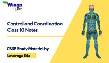 Control and Coordination Class 10 Notes