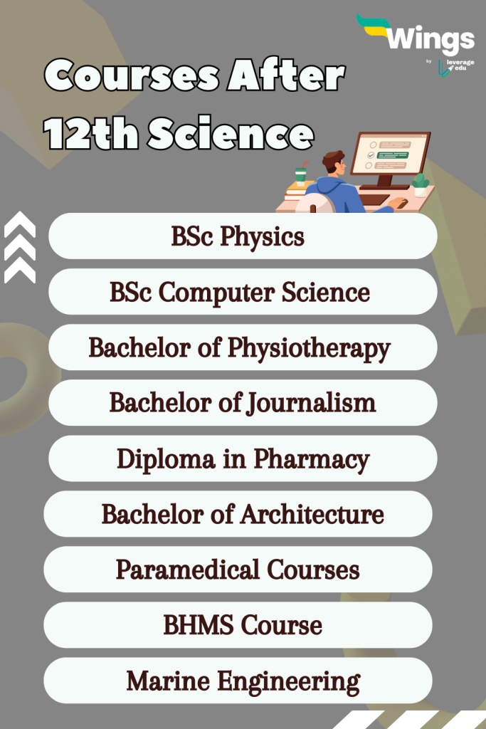 courses after 12th science