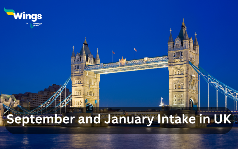 difference between september and january intake in uk