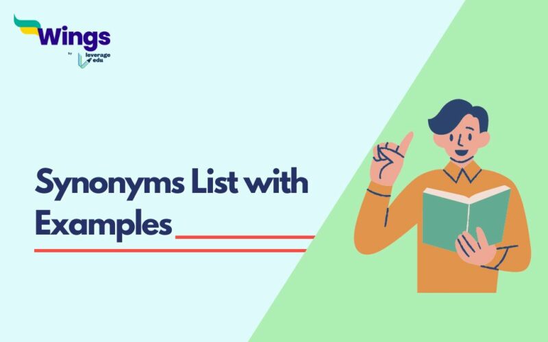 Synonyms List with Examples