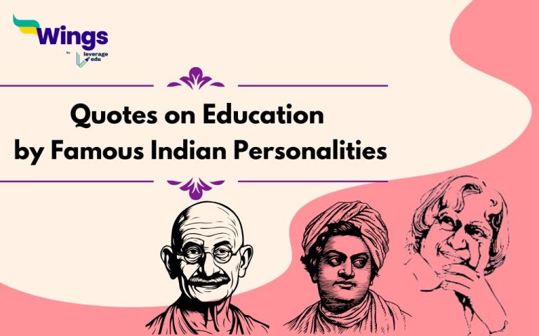 Quotes On Education By Famous Indian Personalities For Students